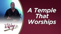 Sermon title wiht image of Pastor