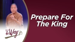 Sermon title with image of Pastor